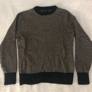 Woman’s J.Crew Vintage Black and White Sweater